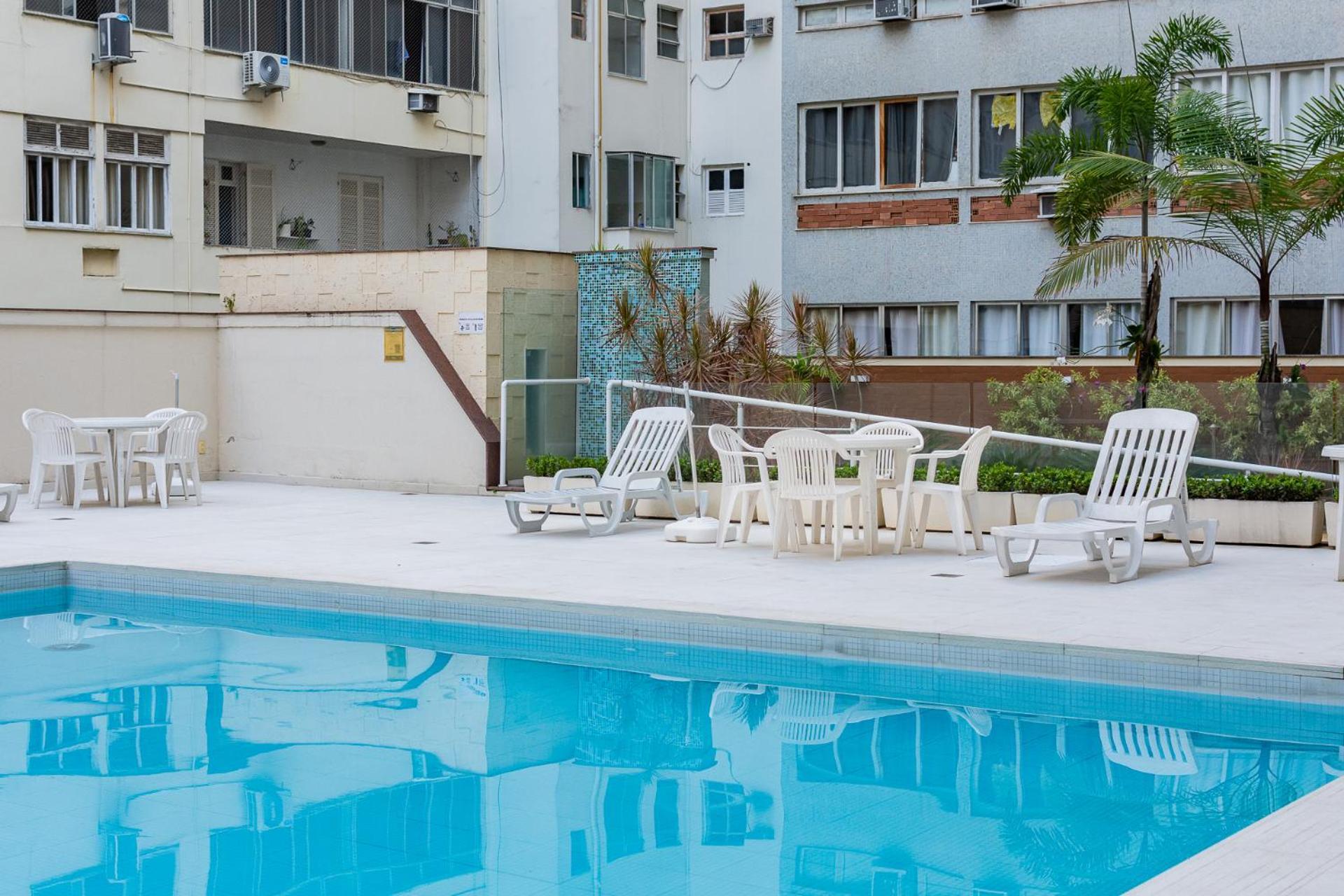 Flat Posto 6 Com Piscina - Copacabana Rio de Janeiro Kültér fotó